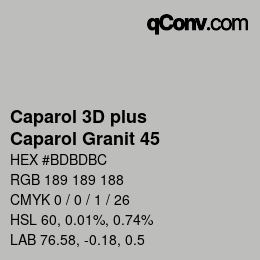 カラーコード: Caparol 3D plus - Caparol Granit 45 | qconv.com