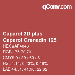 カラーコード: Caparol 3D plus - Caparol Grenadin 125 | qconv.com