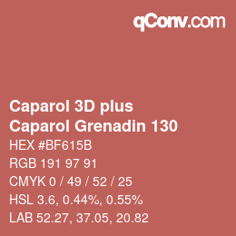 カラーコード: Caparol 3D plus - Caparol Grenadin 130 | qconv.com