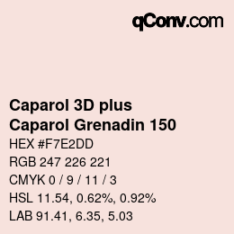 カラーコード: Caparol 3D plus - Caparol Grenadin 150 | qconv.com