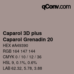 Farbcode: Caparol 3D plus - Caparol Grenadin 20 | qconv.com