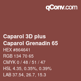 Farbcode: Caparol 3D plus - Caparol Grenadin 65 | qconv.com