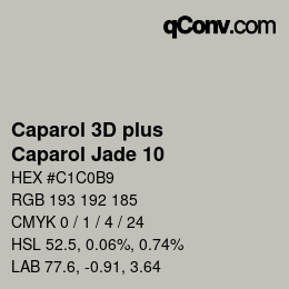 Farbcode: Caparol 3D plus - Caparol Jade 10 | qconv.com