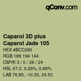 Farbcode: Caparol 3D plus - Caparol Jade 105 | qconv.com
