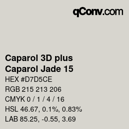 Color code: Caparol 3D plus - Caparol Jade 15 | qconv.com