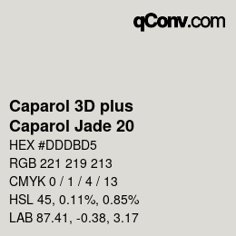 カラーコード: Caparol 3D plus - Caparol Jade 20 | qconv.com