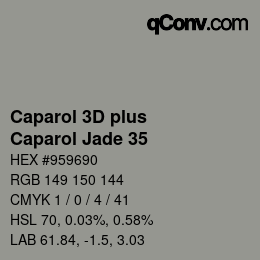 カラーコード: Caparol 3D plus - Caparol Jade 35 | qconv.com