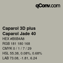 Código de color: Caparol 3D plus - Caparol Jade 40 | qconv.com