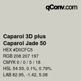 カラーコード: Caparol 3D plus - Caparol Jade 50 | qconv.com