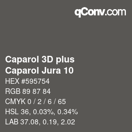 Farbcode: Caparol 3D plus - Caparol Jura 10 | qconv.com