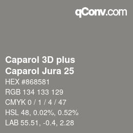 Farbcode: Caparol 3D plus - Caparol Jura 25 | qconv.com