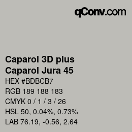 カラーコード: Caparol 3D plus - Caparol Jura 45 | qconv.com