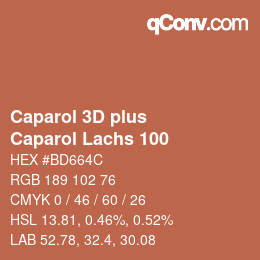 カラーコード: Caparol 3D plus - Caparol Lachs 100 | qconv.com
