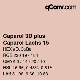 カラーコード: Caparol 3D plus - Caparol Lachs 15 | qconv.com