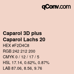 Color code: Caparol 3D plus - Caparol Lachs 20 | qconv.com