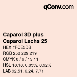 Color code: Caparol 3D plus - Caparol Lachs 25 | qconv.com