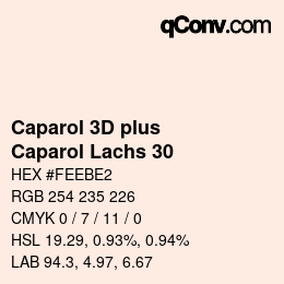 Color code: Caparol 3D plus - Caparol Lachs 30 | qconv.com