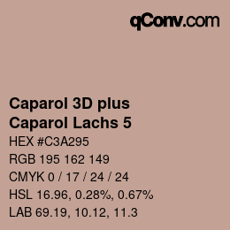 Color code: Caparol 3D plus - Caparol Lachs 5 | qconv.com