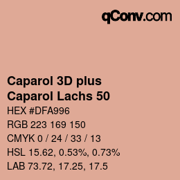 Color code: Caparol 3D plus - Caparol Lachs 50 | qconv.com