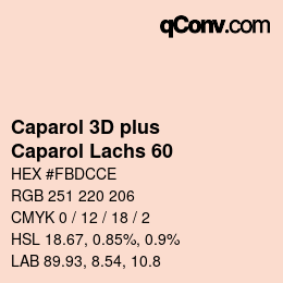 Farbcode: Caparol 3D plus - Caparol Lachs 60 | qconv.com