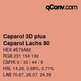 Color code: Caparol 3D plus - Caparol Lachs 80 | qconv.com