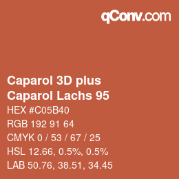 カラーコード: Caparol 3D plus - Caparol Lachs 95 | qconv.com