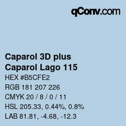 カラーコード: Caparol 3D plus - Caparol Lago 115 | qconv.com