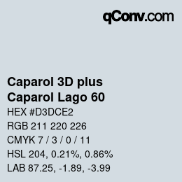 カラーコード: Caparol 3D plus - Caparol Lago 60 | qconv.com