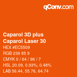 カラーコード: Caparol 3D plus - Caparol Laser 30 | qconv.com