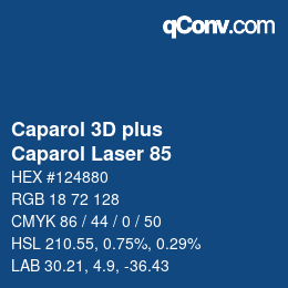 カラーコード: Caparol 3D plus - Caparol Laser 85 | qconv.com