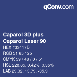 カラーコード: Caparol 3D plus - Caparol Laser 90 | qconv.com