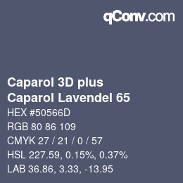 カラーコード: Caparol 3D plus - Caparol Lavendel 65 | qconv.com