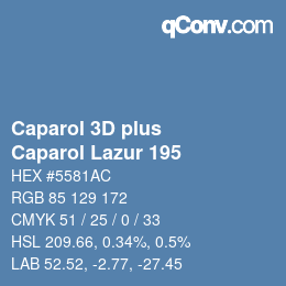 Farbcode: Caparol 3D plus - Caparol Lazur 195 | qconv.com