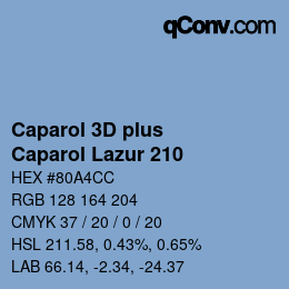 カラーコード: Caparol 3D plus - Caparol Lazur 210 | qconv.com