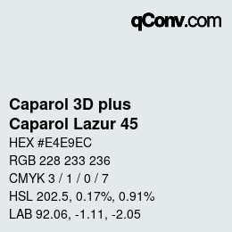 Farbcode: Caparol 3D plus - Caparol Lazur 45 | qconv.com