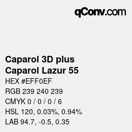 カラーコード: Caparol 3D plus - Caparol Lazur 55 | qconv.com