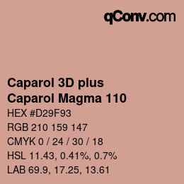 Farbcode: Caparol 3D plus - Caparol Magma 110 | qconv.com