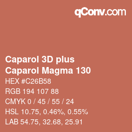 Color code: Caparol 3D plus - Caparol Magma 130 | qconv.com