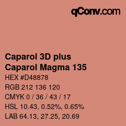 Code couleur: Caparol 3D plus - Caparol Magma 135 | qconv.com