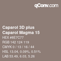 Código de color: Caparol 3D plus - Caparol Magma 15 | qconv.com