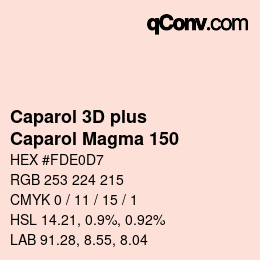 カラーコード: Caparol 3D plus - Caparol Magma 150 | qconv.com