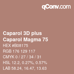 Color code: Caparol 3D plus - Caparol Magma 75 | qconv.com