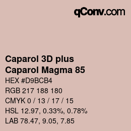 Color code: Caparol 3D plus - Caparol Magma 85 | qconv.com