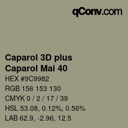 Color code: Caparol 3D plus - Caparol Mai 40 | qconv.com