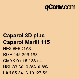 Code couleur: Caparol 3D plus - Caparol Marill 115 | qconv.com