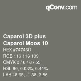 カラーコード: Caparol 3D plus - Caparol Moos 10 | qconv.com