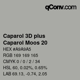 Color code: Caparol 3D plus - Caparol Moos 20 | qconv.com