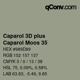 Color code: Caparol 3D plus - Caparol Moos 35 | qconv.com