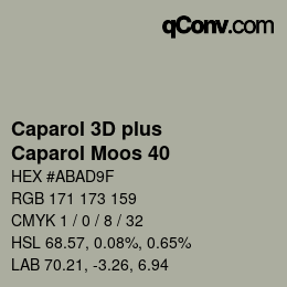 カラーコード: Caparol 3D plus - Caparol Moos 40 | qconv.com