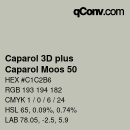 カラーコード: Caparol 3D plus - Caparol Moos 50 | qconv.com